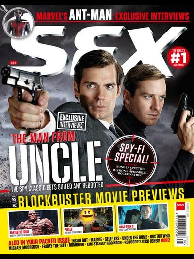 SFX Magazine № 263 August 2015 The Man From Uncle Cover Spy-Fi Special, Intpressshop