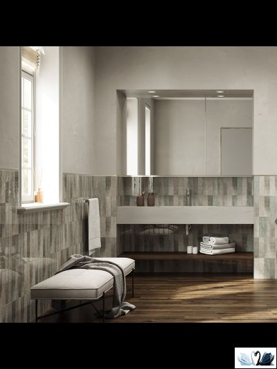 Плитка Creto Magic White 5,85x24 см настенная