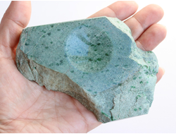 Шар из Жадеита с подставкой (76 мм, Вес: 1002 г) №4354