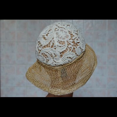 Шляпа соломенная с кружевом Vizio Италия 5740 MP