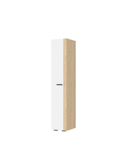 Санса ШК-01 Шкаф 1 створчатый Сонома/Белый