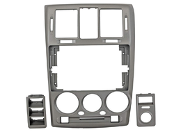 Переходная рамка для автомобилей HYUNDAI GETZ 2002-2011, 9" (консоль) левый руль SILVER RHY-FC649