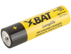 Батарейка щелочная, 1.5 В, тип АA, 1 / 4 шт., LR6-4BPC