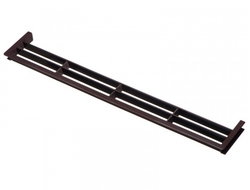 Вентиляционная решётка для цоколя ДСП тёмно-коричневый 390*65мм