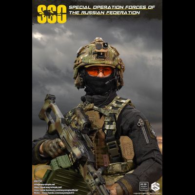 ПРЕДЗАКАЗ - Пулеметчик ССО РФ - Коллекционная ФИГУРКА 1/6 scale Special Operation Forces of The Russian Federation (SSO) (26075С) - Easy&amp;Simple ?ЦЕНА: 26300 РУБ.?