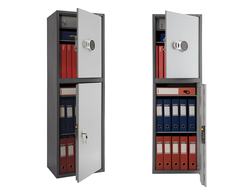 Металлический бухгалтерский шкаф AIKO SL-150/2Т EL
