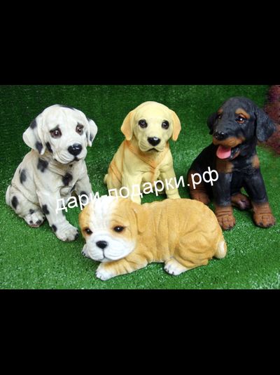 Ротвеллер щенок 24*23см 0,8кг  полистоун пр-во Россия 898-012705