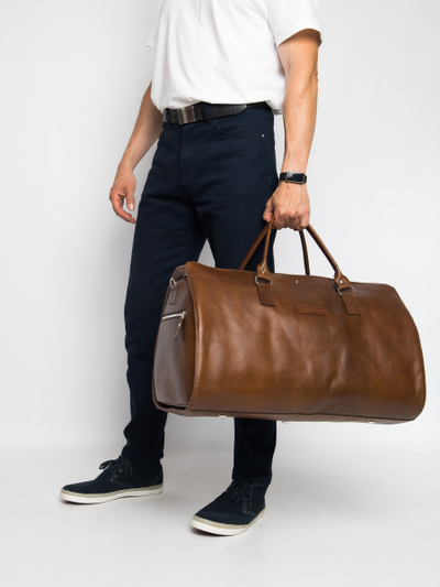 Портплед + дорожная сумка (2 в 1) Palermo Premium 
brown (арт. 4038-63)