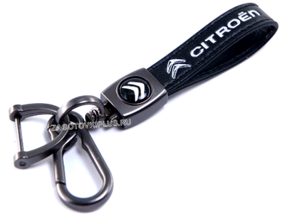 Премиум кожаный брелок с логотипом CITROEN