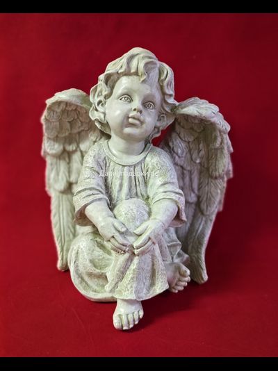 Ангел  - символ добра и чистоты 28*27см   1,8кг    полистоун Россия 2329/012773