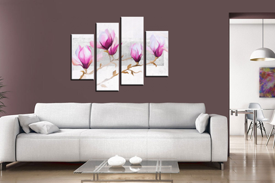 Модульная картина "Магнолии"