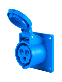 Розетка брызгозащищенная, врезаемая