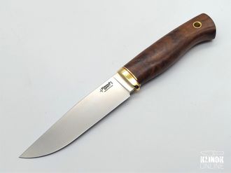 Нож Стерх сталь N690 комлевой орех