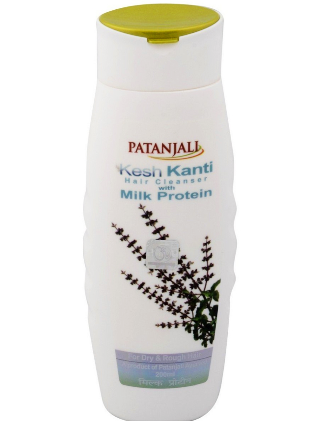 ШАМПУНЬ Patanjali Kesh Kanti Milk Protein с молочными протеинами 200мл (Индия)