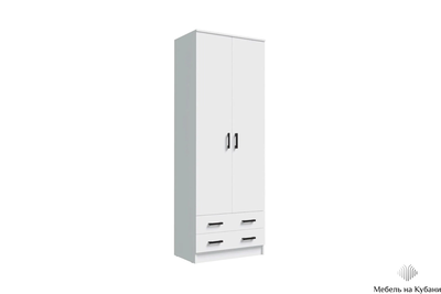 Дуэт шкаф комбинированный Белый