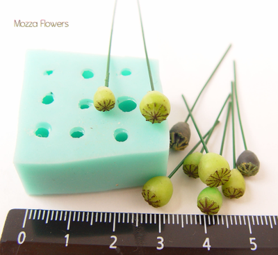 "Супер-мини маковки 4-7 мм" Силиконовый молд