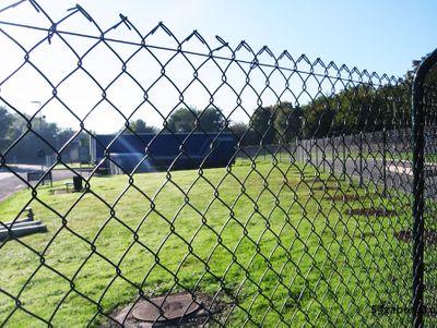 Забор из сетки рабица (в натяг)