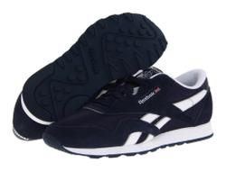 Reebok Classic синие замшевые