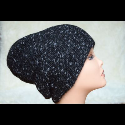 Черная шапка бини женская Италия Vizio 6148 CL купить