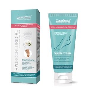 Compliment Professional Care Крем-антиперспирант для ног, 80мл