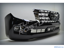 Бампер Toyota Land Cruiser 200 2007-2015 в стиле 2016+