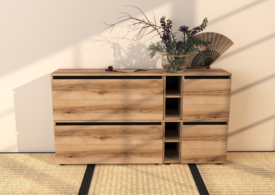 Берген тумба ТВ Дуб делано/Венге