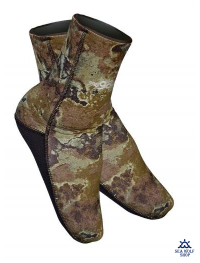 Носки неопреновые 7мм AquaDiscovery "OPEN CELL Duratex Camo" p.38/39