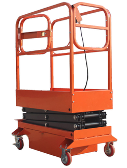 Подъемник ножничный передвижной 240 кг 3,9/5,9 м TOR GTJY AC 220В сетевой