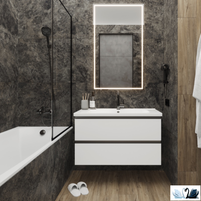 Керамогранит Laparet Galaxy Nero MR 59,5 х 119,1 см графитовый матовый