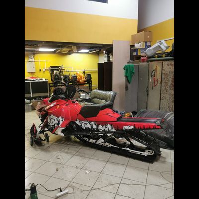 Наклейки на снегоход горы ёлки SKI DOO 2014 - 2016 #1749