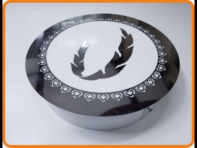 Светодиодный светильник СПО114-35-550-D-CIRCLE IP44 550х100х100, 35Вт, 3100 Лм, Интерьерное, Дизайнерское освещение. Опал, Призма.