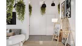 Пикассо кухня гостиная холл