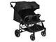 Коляска прогулочная для двойни Pituso Duocity Black / Черный
