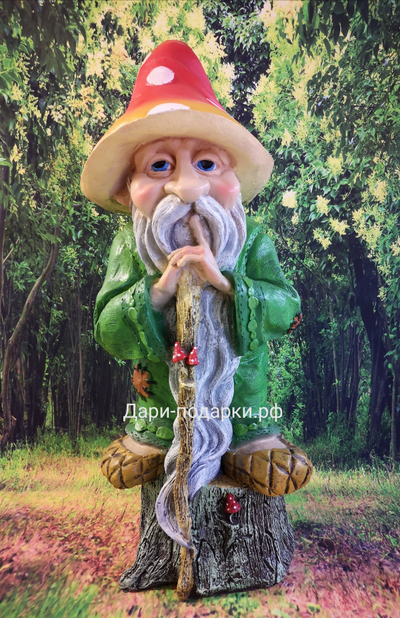 ДОМОВОЙ - Лесовик - охраняет дом от сглаза 63*28*26см  3,5кг  0,04м3  полистоун Россия 3889/016766