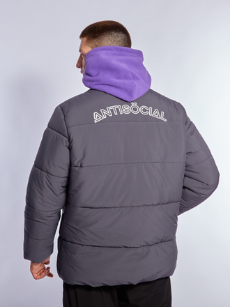 Куртка зимняя Antisocial Down Jacket Grey