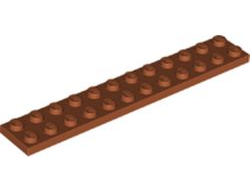 Plate 2 x 12, Dark Orange (2445 / 6351289)