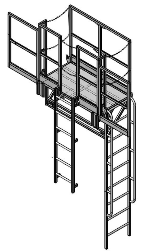 Площадка навесная для полувагонов ПНП