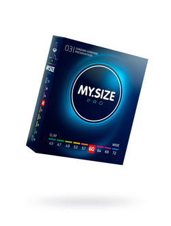 Презервативы My.Size, латекс, 19.3 см, 6 см, 3 шт.