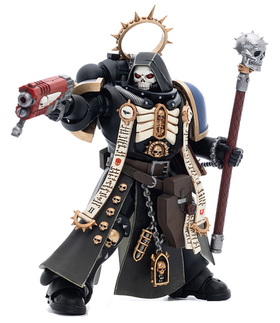 Примарис Капеллан Ультрамаринов (Warhammer 40k) - КОЛЛЕКЦИОННАЯ ФИГУРКА 1/18 Ultramarines Primaris Chaplain Brother Varus (JT5567) - JOYTOY