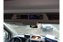 Установка тахографа с блоком СКЗИ на Форд Транзит