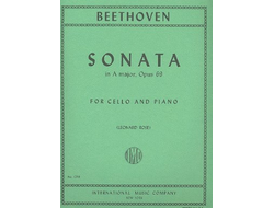 Beethoven. Sonata A major op.69 for cello and piano