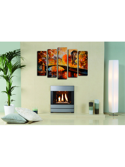 Модульная картина "Мостик через речку"