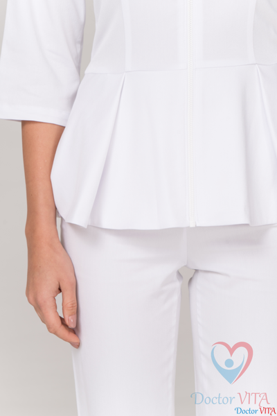 Жакет медицинский Dr.Super "Kelly" белый