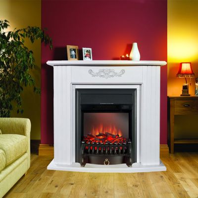 Электрокамин Лион WT с очагом Fobos