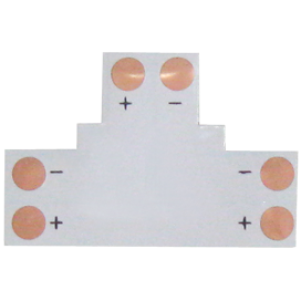 Ecola соед плата T для зажим разъема 2-х конт SMD5050 (цена за уп. 5шт.) SC21FTESB