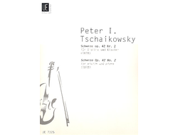 Tschaikowsky Scherzo op.42,2 : for Violin and Piano