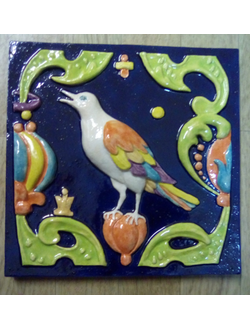 Соловей свободы (фасадный изразец)