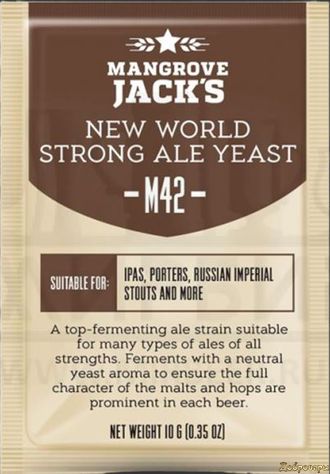 Пивные дрожжи Mangrove Jack's "New World Strong Ale M42", 10 г