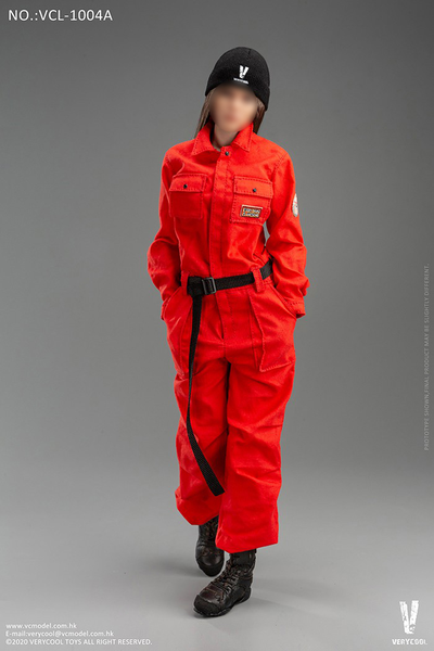 Женский комплект с комбинезоном (оранжевый) 1/6 Work-Wear Set (Tangerine) (VCL-1004A) - VERYCOOL