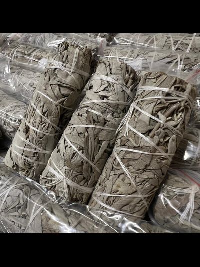 Белый Шалфей пучок 10 см.